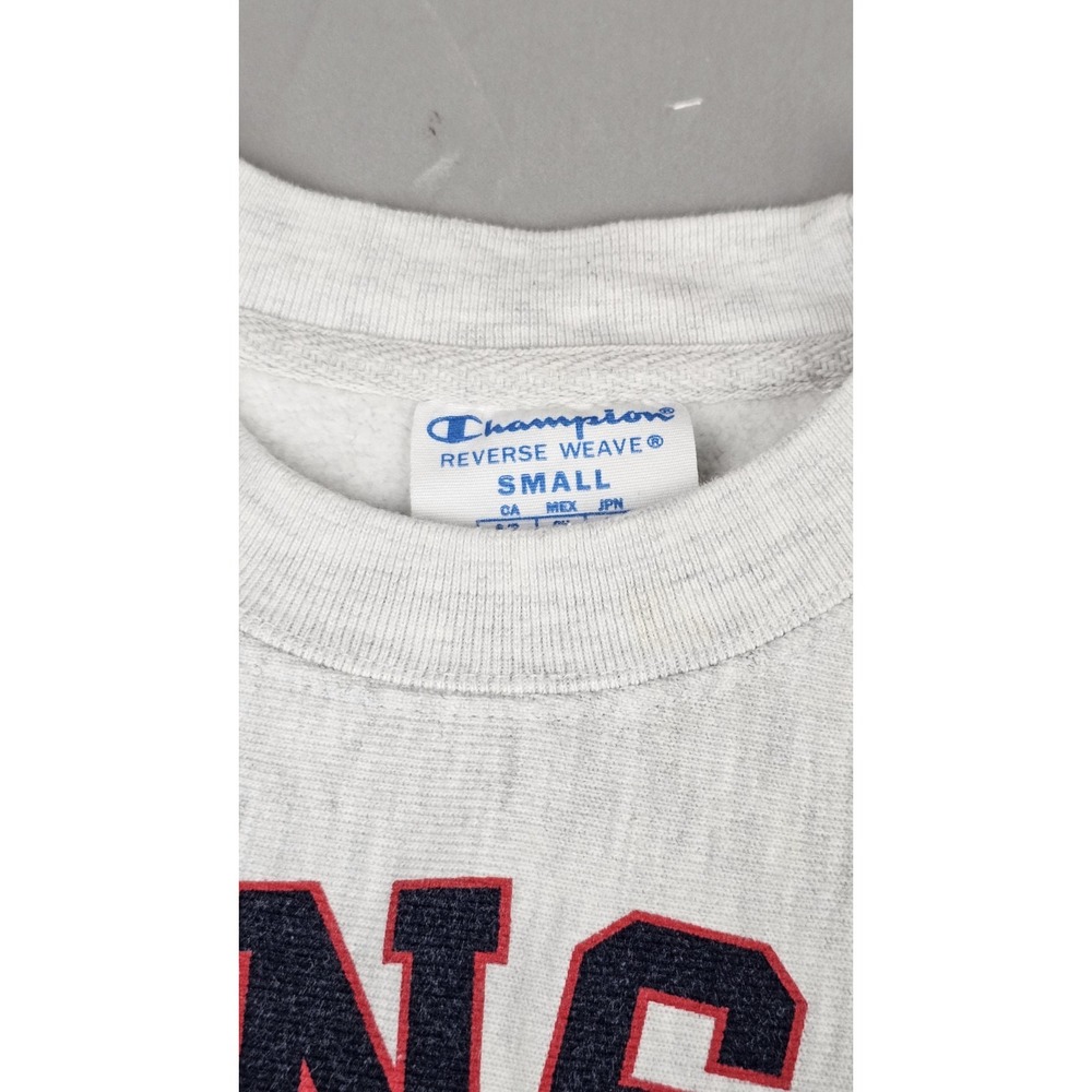 Champion Kansas Jayhawks Sweatshirt Womens Small Gray Reverse Weave Crop - Picture 2 of 5